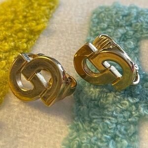 Dior Gold Designer Earrings